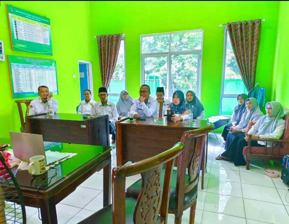 Dukung Percepatan Sertifikasi Wakaf, KUA Batanghari Hadir dalam Koordinasi Digital