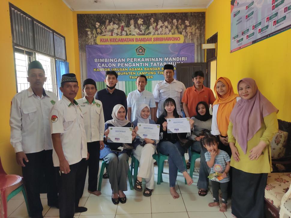 KUA Bandar Sribhawono Bekali Calon Pengantin Melalui Bimbingan Pra Nikah