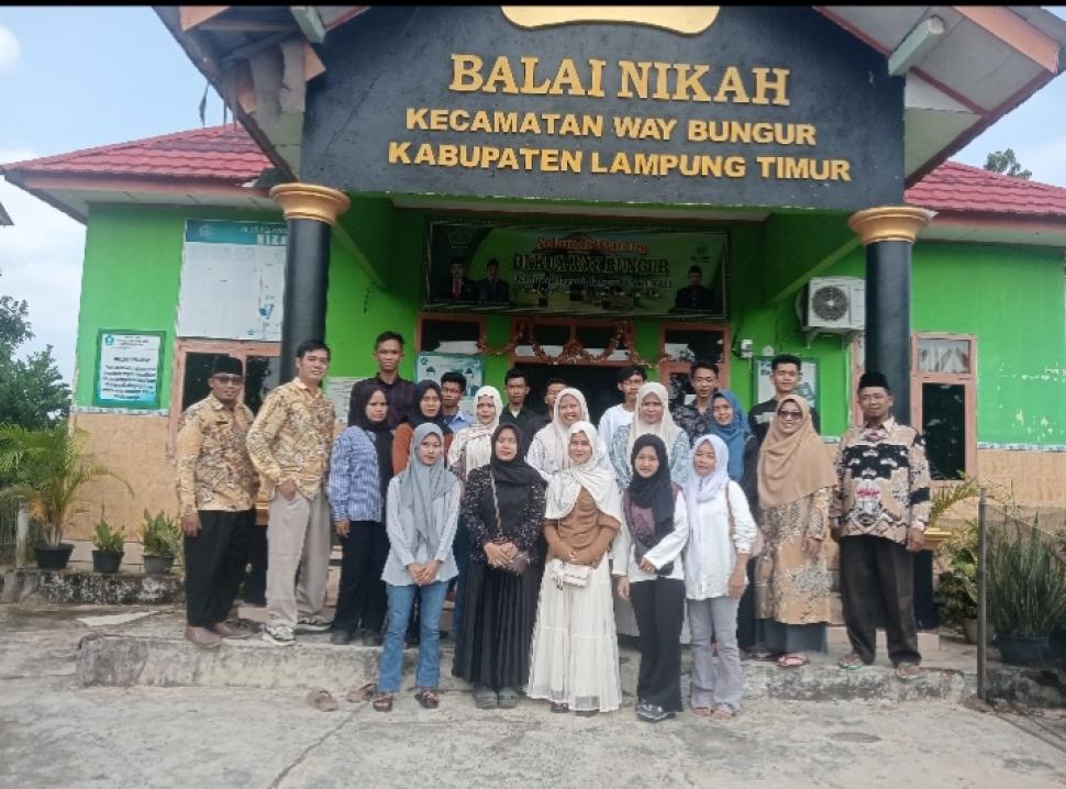Sinergi KUA, PLKB, dan Puskesmas Way Bungur Berikan Edukasi Kepada Calon Pengantin