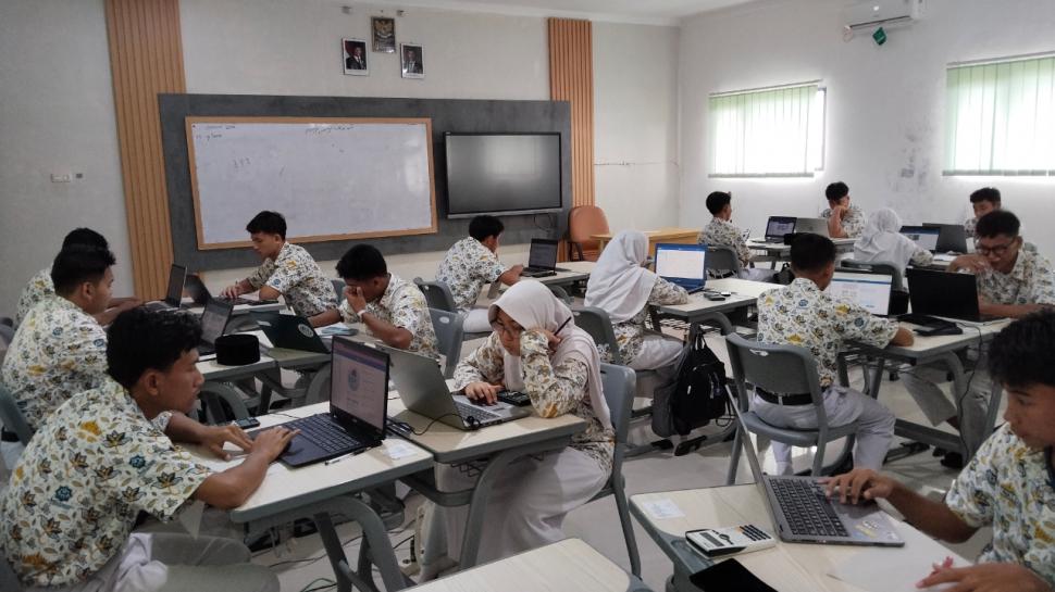 MAN IC Lampung Timur Laksanakan Ujian Madrasah Berbasis Komputer TP. 2025/2026