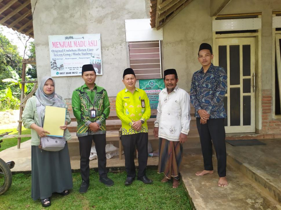 Penyuluh Agama Islam KUA Metro Kibang Dampingi Verifikasi dan Visitasi TPQ Wakhidatul Ahsan