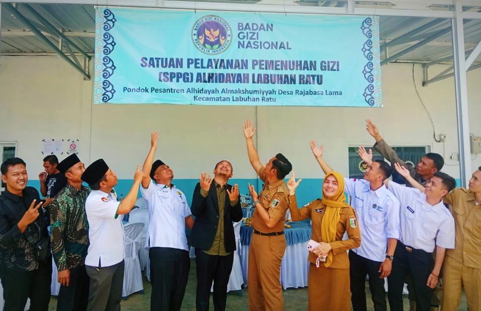 Kolaborasi Lintas Sektor, Launching SPPG Al-Hidayah Rajabasa Lama Tekankan Gizi, Kesehatan, dan Kehalalan