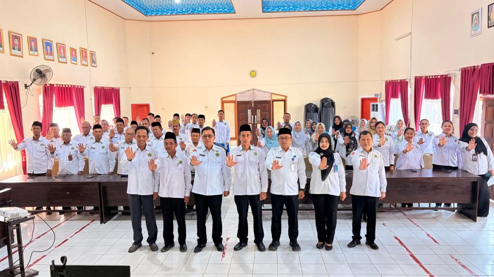 Perkuat Benteng Moral Generasi, Kemenag Lampung Timur Gandeng BNN Cegah Bahaya Narkoba