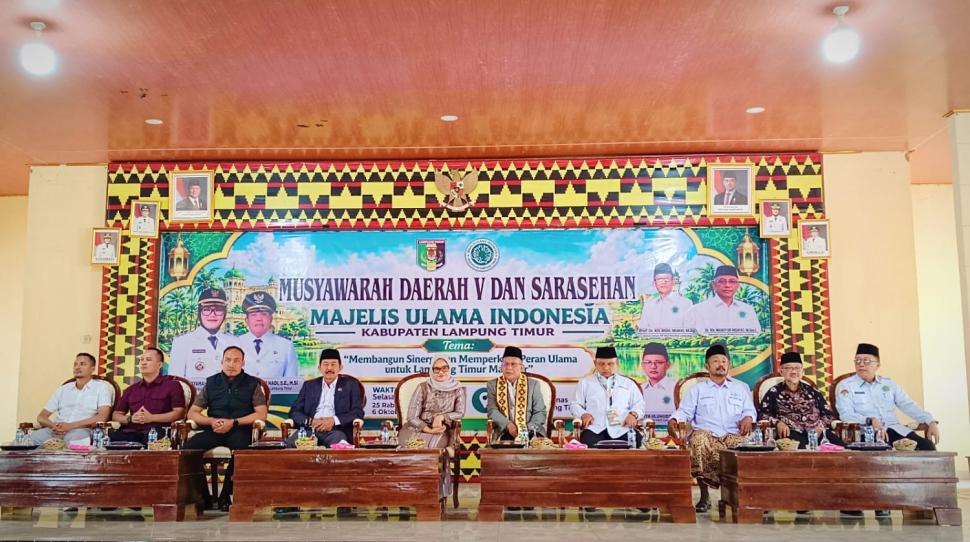 Kakankemenag Lampung Timur Dukung Musda V MUI, Perkuat Peran Ulama dalam Kehidupan Berbangsa