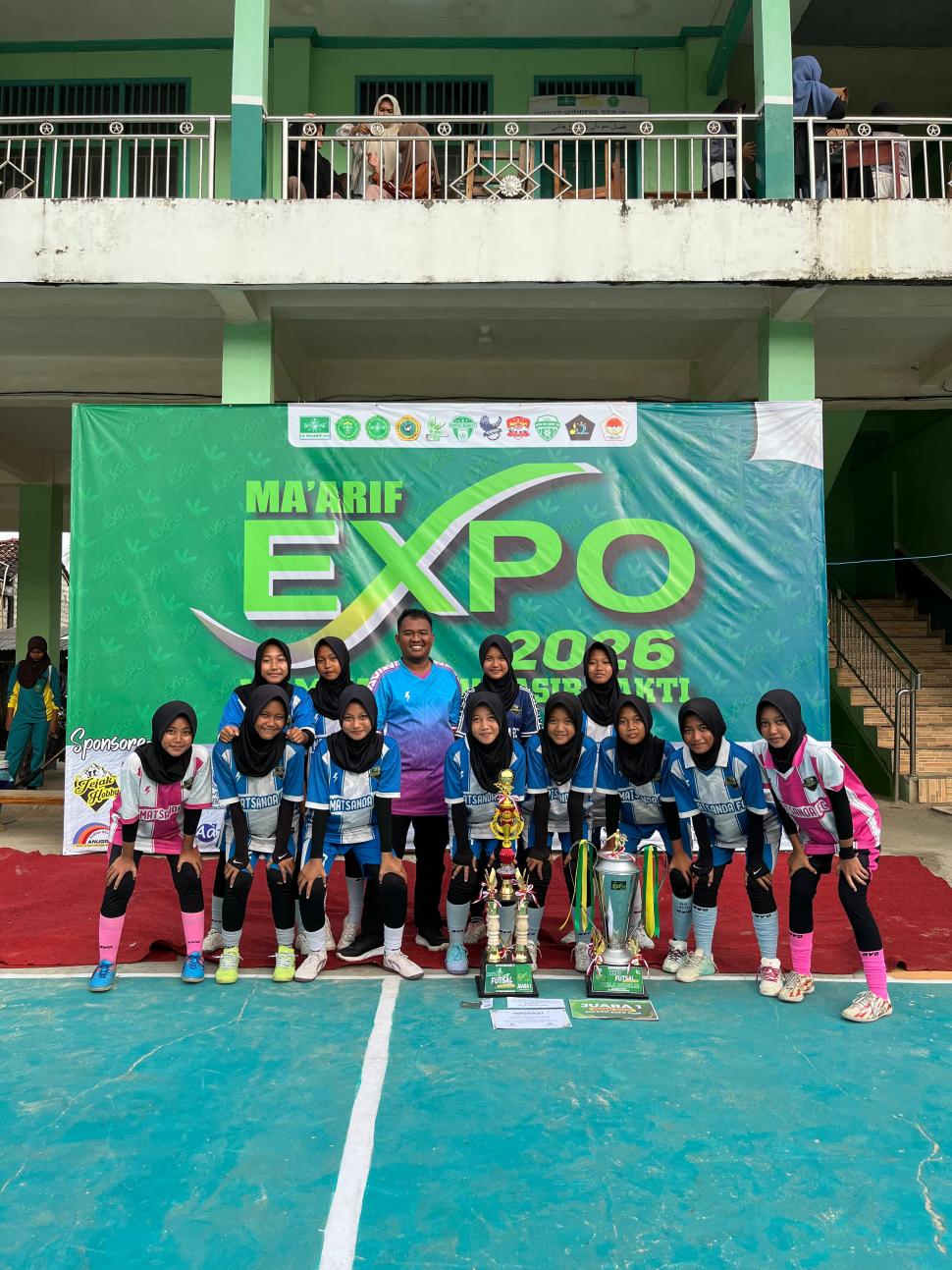 Tim Futsal Putri Mts Negeri 2 Lampung Timur Berhasil Raih Juara 1 Dalam Ajang Turnamen Ma’arif Expo Tahun 2026