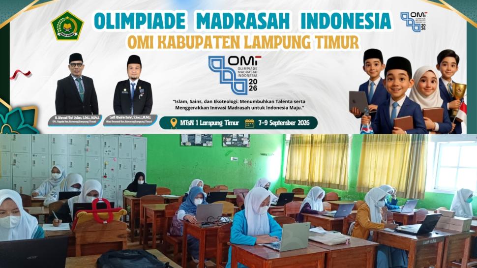 Sambut Ratusan Talenta Muda, MTsN 1 Lampung Timur Jadi Tuan Rumah Pelaksanaan OMI Kabupaten Lampung Timur Tahun 2026