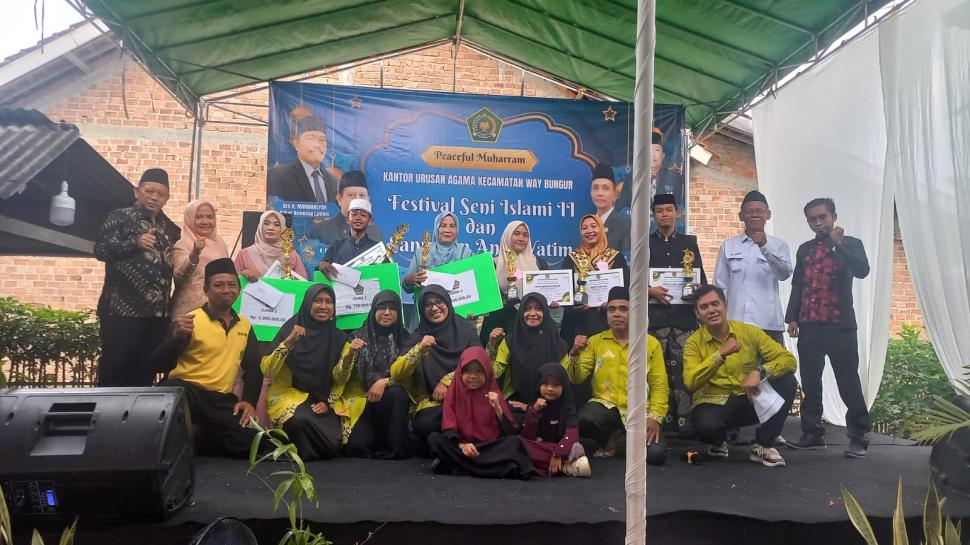 KUA Way Bungur Sukses Gelar Peaceful Muharram: Festival Seni Islami II Dan Santunan Anak Yatim