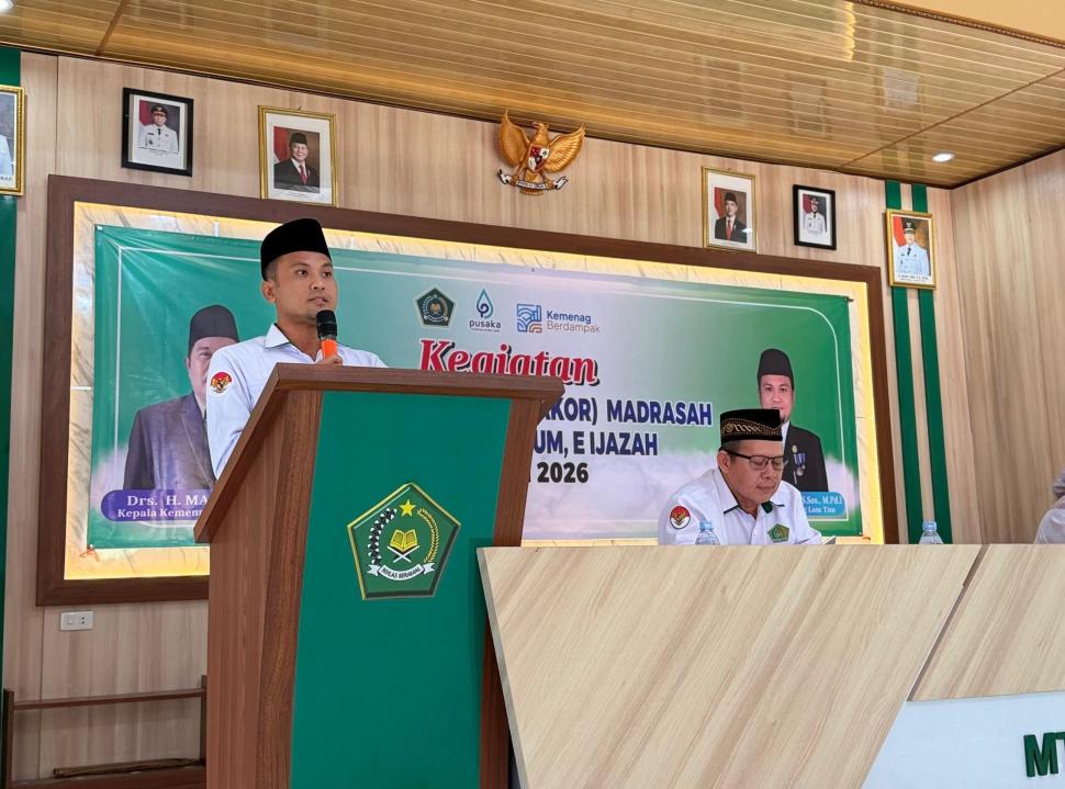 Perkuat Tata Kelola Madrasah, Penmad Lampung Timur Gelar Rakor dan Bimtek PDUM-E Ijazah
