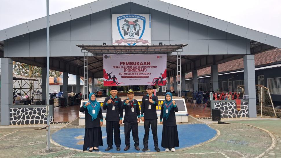 Semarak Pembukaan PORSENAP Rutan Sukadana, Ketua IPARI Lampung Timur Hadir Mewakili Kemenag