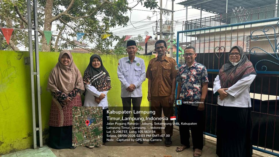Langkah Menuju E-AIW: KUA Sekampung Udik Terjunkan Tim Verifikasi Tanah Wakaf YANIKMA Pugung Raharjo