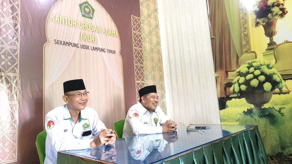 Pembinaan di KUA Sekampung Udik Kepala Kemenag Tekankan Tiga Pesan Penting