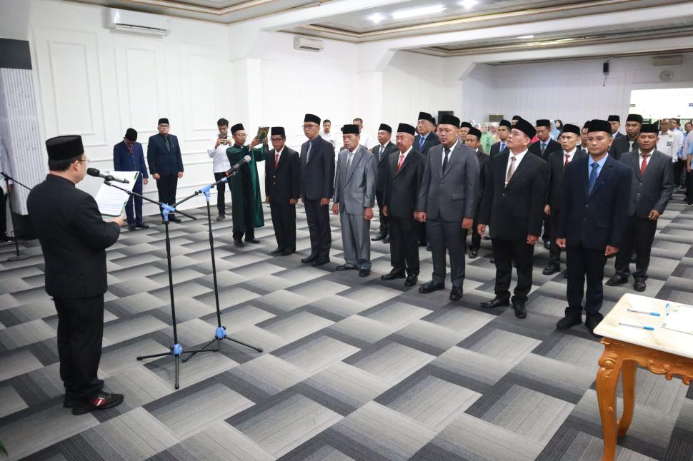 Perkuat Layanan Keagamaan dan Madrasah, Kemenag Lampung Timur Sambut Dua Pejabat Baru