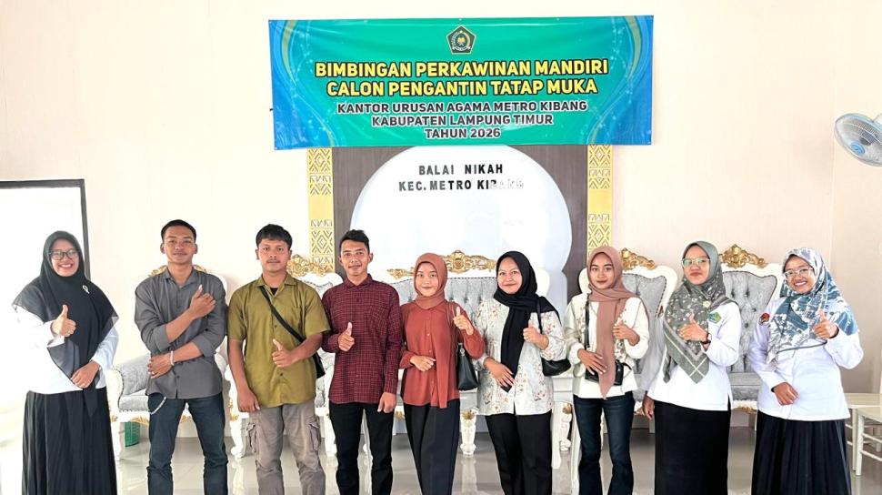 KUA Metro Kibang Perkuat Ketahanan Keluarga Melalui Bimbingan Perkawinan Mandiri