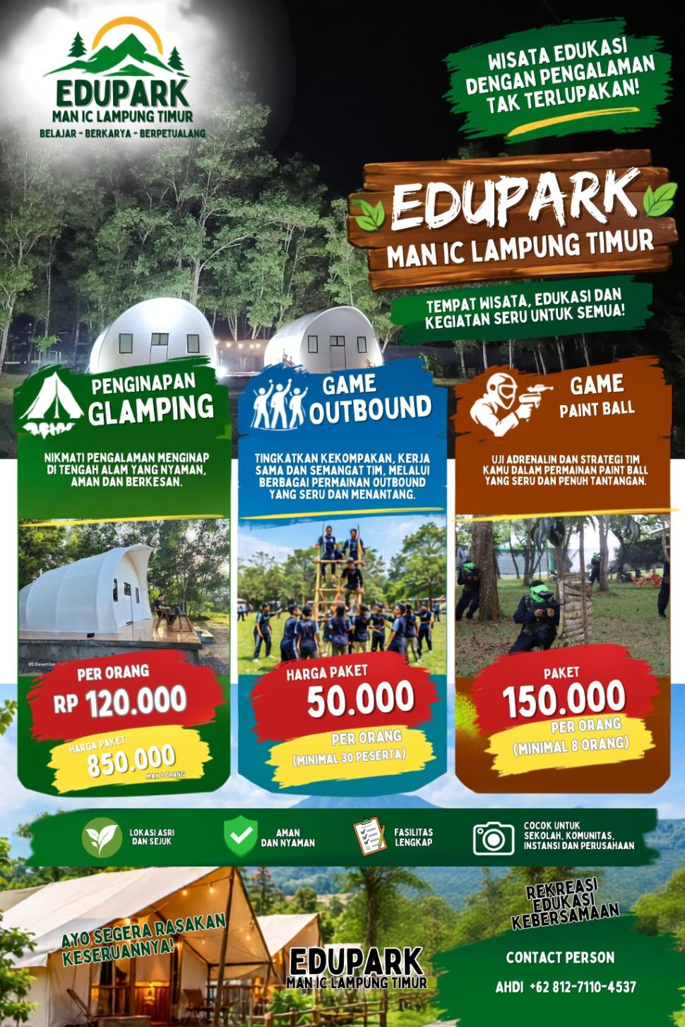 Edupark MAN IC Lampung Timur: Destinasi Wisata Edukasi, Petualangan, dan Kebersamaan untuk Semua