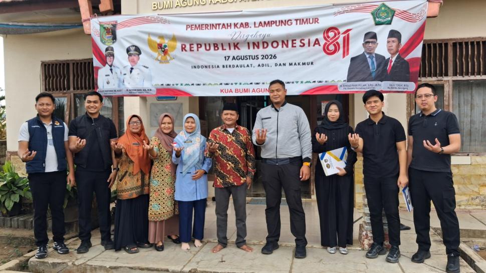 KUA Bumi Agung Terima Kunjungan Imigrasi Kalianda, Bahas Data Pernikahan Campuran