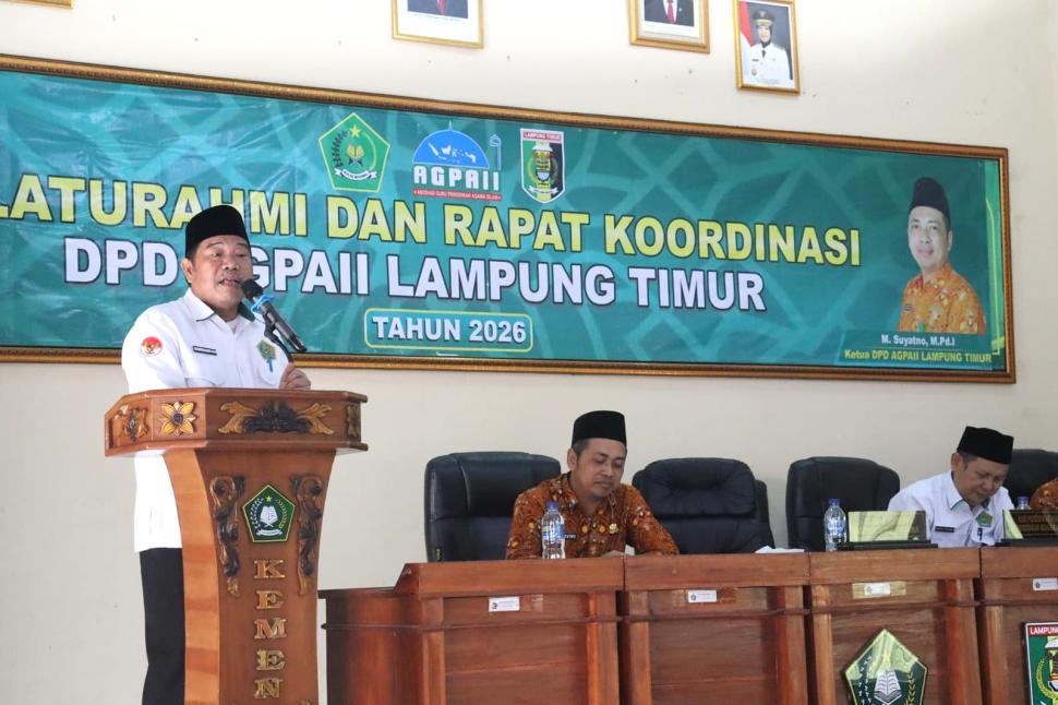 Guru Bukan Sekadar Mengajar, Marwansyah Tekankan Profesionalisme Guru dalam Rakor AGPAII Lampung Timur