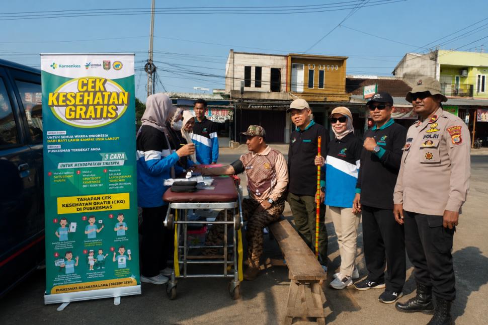 Tunjukkan Kepedulian Besar, KUA Labuhan Ratu Ikut Sukseskan Pemeriksaan Kesehatan Gratis oleh UPTD Puskesmas Rajabasa Lama