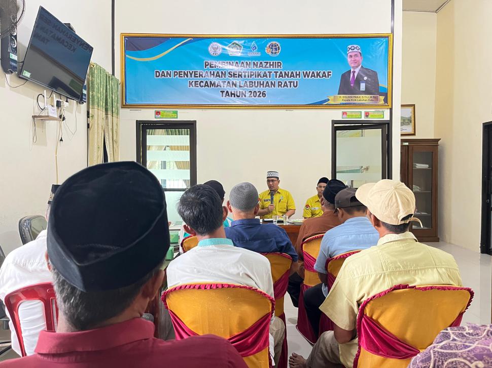 Bangun Wakaf Produktif, KUA Labuhan Ratu Perkuat Kapasitas Nazhir Se-Kecamatan
