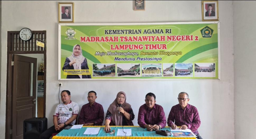 Kepala MTs Negeri 2 Lampung Timur: Disiplin dan Kebersihan Kunci Meningkatkan Mutu Pendidikan
