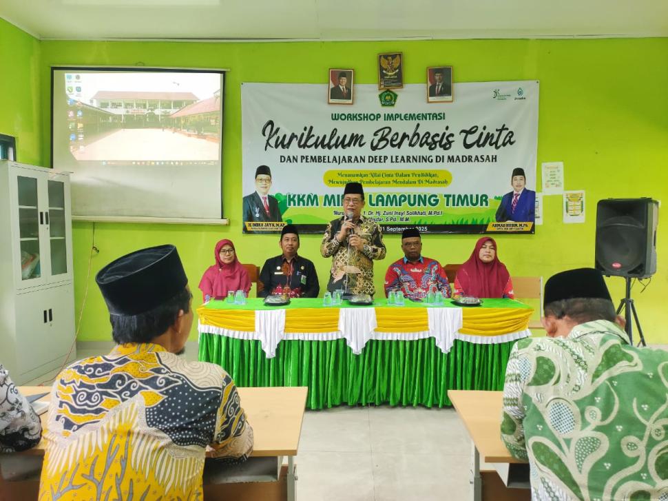 Kemenag Lampung Timur Dorong Inovasi Pembelajaran melalui Workshop Kurikulum Cinta dan Deep Learning