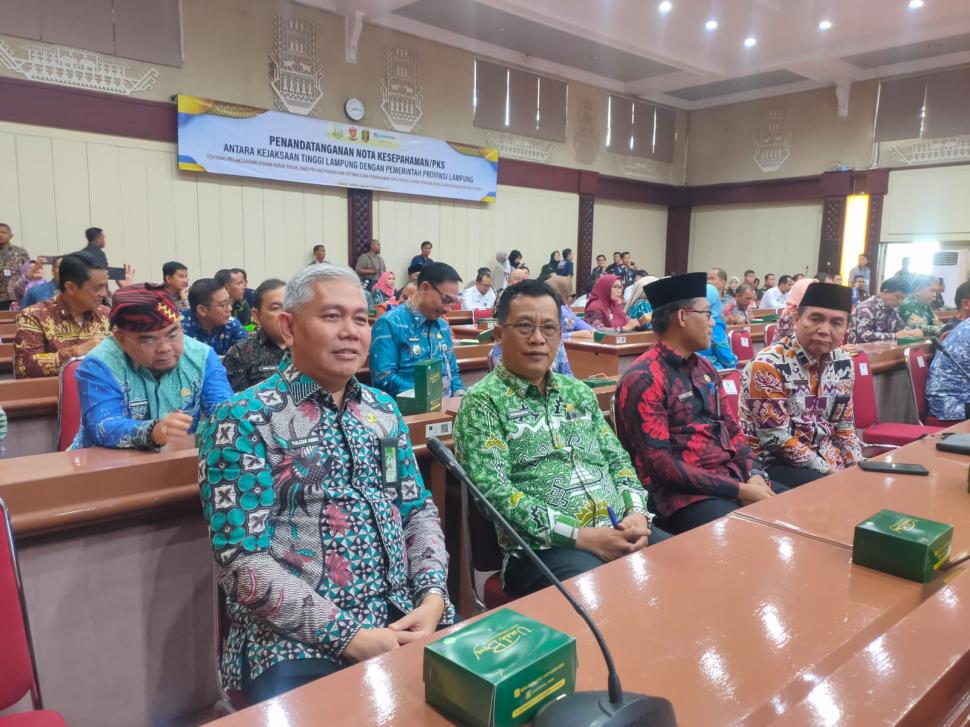 Dukung Penegakan Hukum Berkeadilan, Kemenag Lampung Timur Hadiri Penandatanganan MoU Restorative Justice di Provinsi Lampung