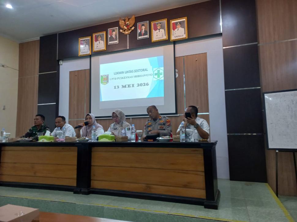 Bangun Kolaborasi Pelayanan Masyarakat, KUA Bandar Sribhawono Hadiri Lokmin Puskesmas