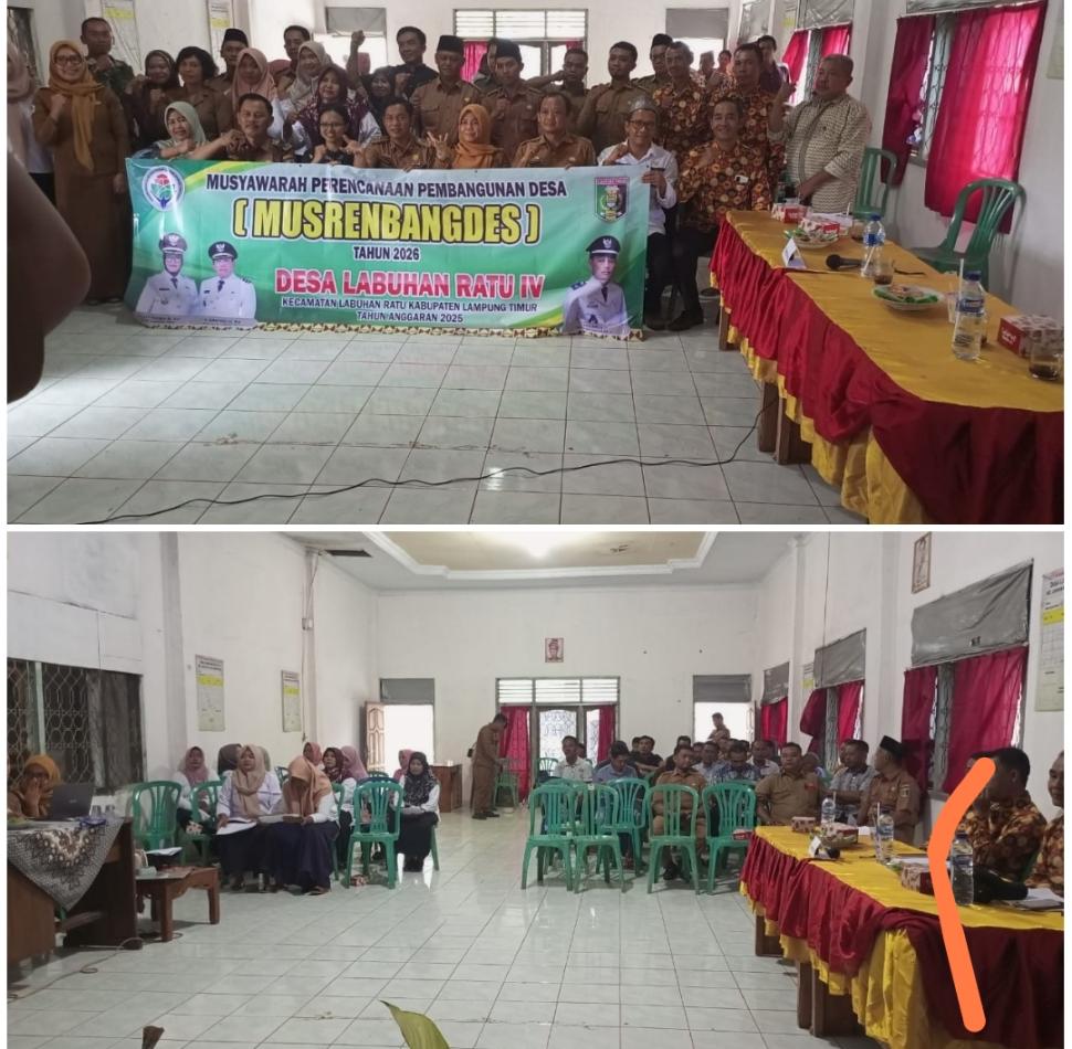 Penyuluh Agama Islam PPPK Labuhan Ratu Mahdum Kholid Al Asror Wakili KUA hadiri Musrenbang Desa Labuhan Ratu 4