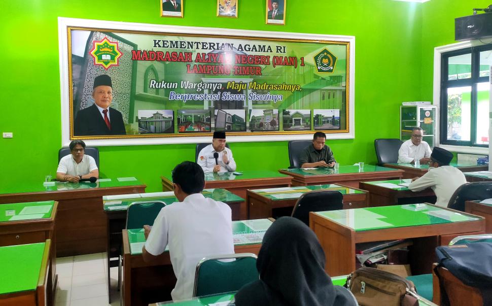 Benahi Rapor Digital, Perkuat Tim: Pesan Kunci Kakankemenag di KKM MAN 1