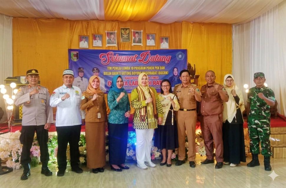 Forkopimcam Labuhan Ratu Solid Dukung Penilaian BBGRM dan 10 Program Pokok PKK Tingkat Kabupaten Lampung Timur 2026