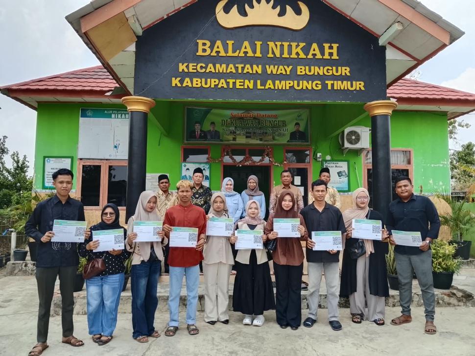 Wujudkan Keluarga Berkualitas, KUA Bersama PLKB dan Puskesmas Beri Pembekalan Catin
