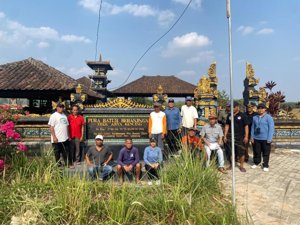 Bersinergi Lindungi Aset Keagamaan, Penyuluh Agama Hindu Dukung Sertifikasi Tanah Pura