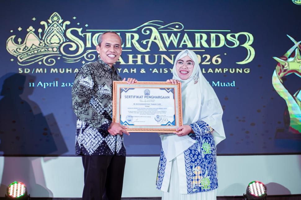 MI Muhammadiyah Taman Cari Raih Penghargaan Madrasah Berprestasi Nasional di Ajang SIGER Awards 3