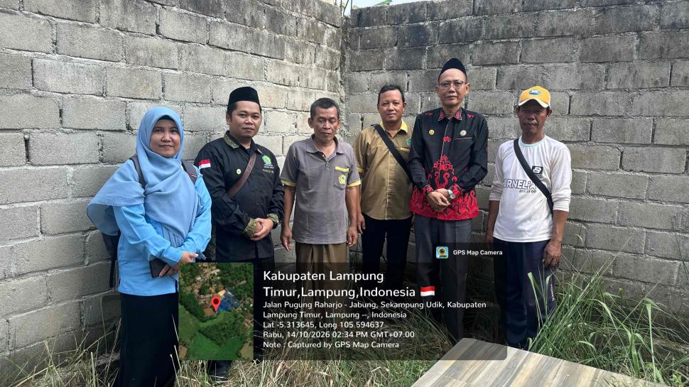 Perkuat Legalitas Aset Pesantren: KUA Sekampung Udik Gelar Verifikasi Lapangan E-AIW di Ponpes Bahrul Ulum Yarjullah