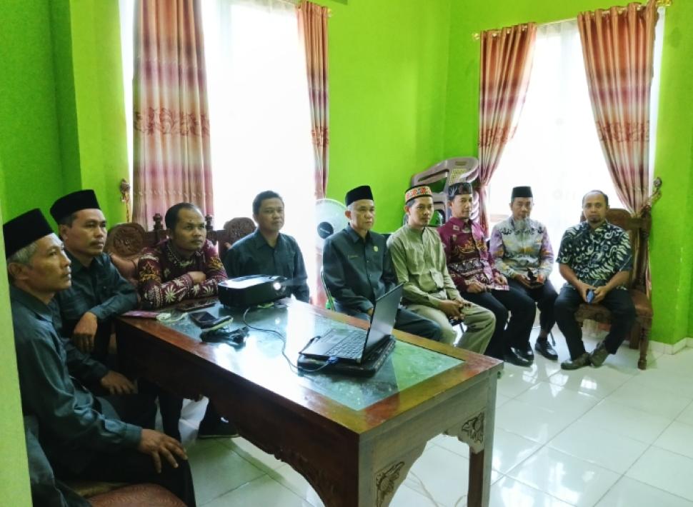 KUA Purbolinggo Ikuti Sosialisasi Perlinsos Digital Kemenag Lampung Timur