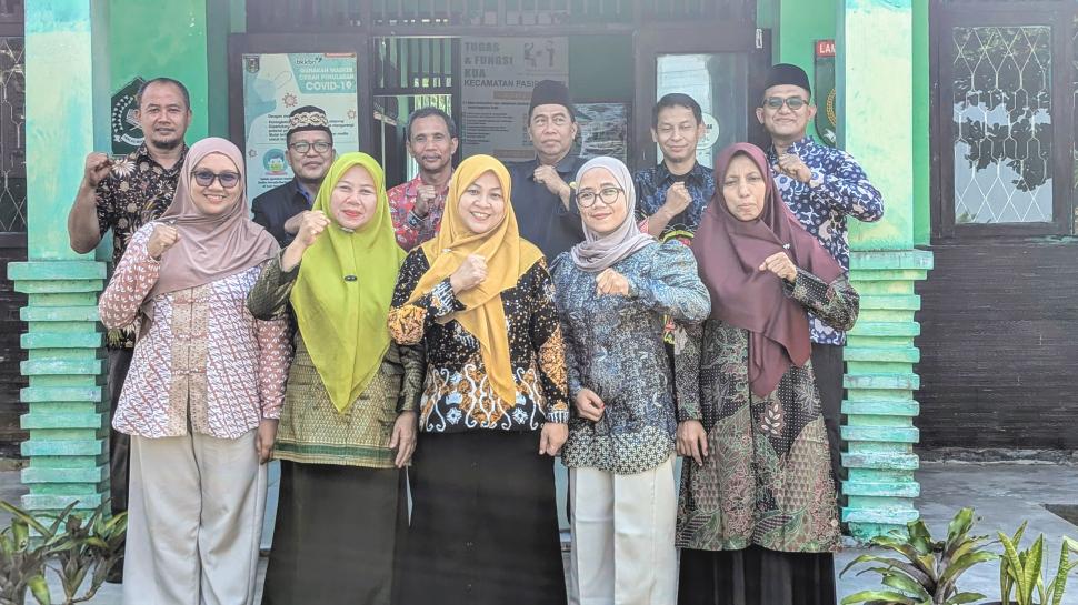 Tingkatkan Mutu Layanan, Bimas Islam Lampung Timur Monev KUA Pasir Sakti