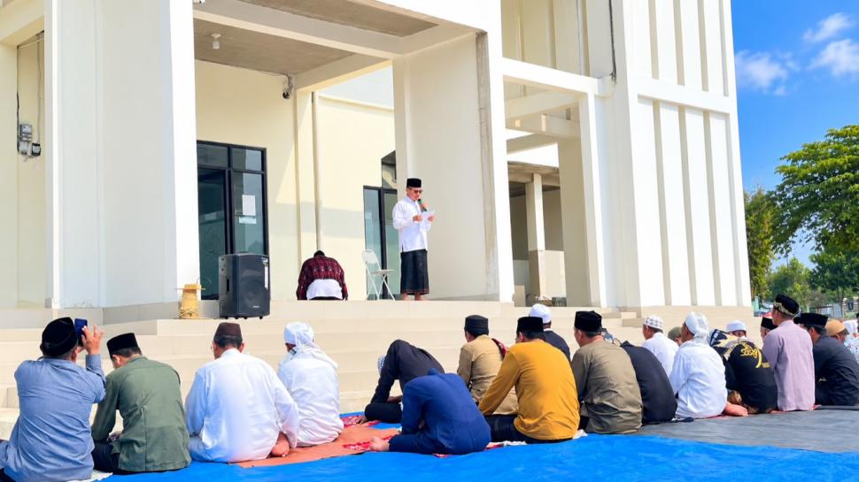 Mohon Hujan dan Rahmat Allah, Kepala KUA Metro Kibang Sampaikan Pesan Syukur dalam Khutbah Istisqa