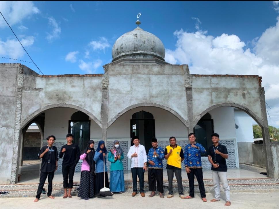 KUA Way Bungur Laksanakan Geber Rumah Ibadah di Masjid Miftahul Jannah