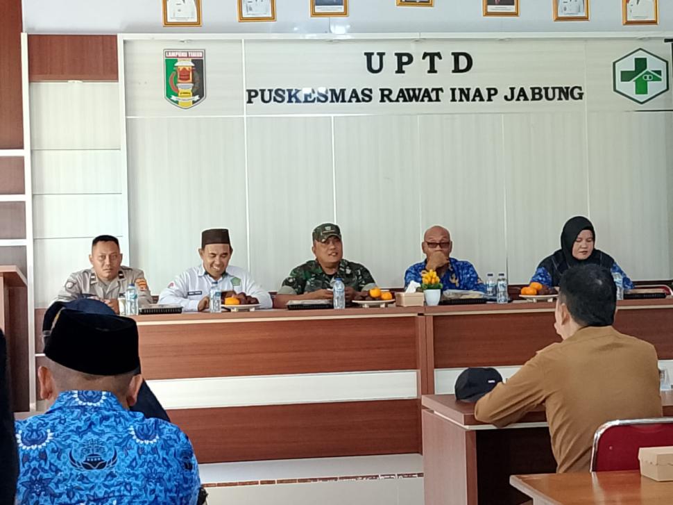 Penyuluh Agama Islam KUA Jabung Hadiri Lokakarya Mini Lintas Sektoral Puskesmas Jabung