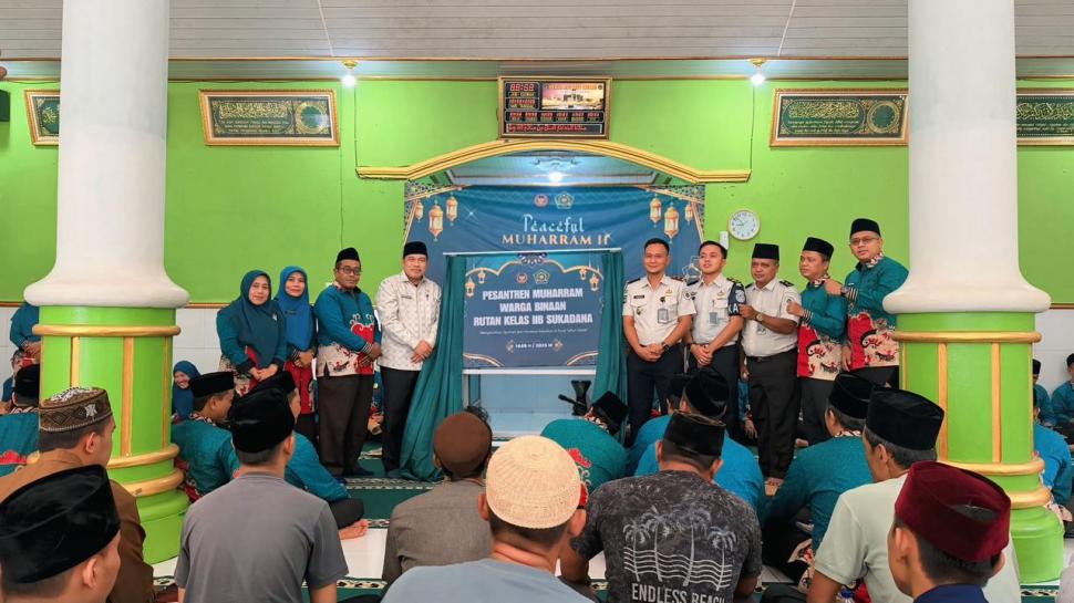 Menguatkan Iman, Menumbuhkan Harapan: Pesantren Muharam Dibuka di Rutan Sukadana