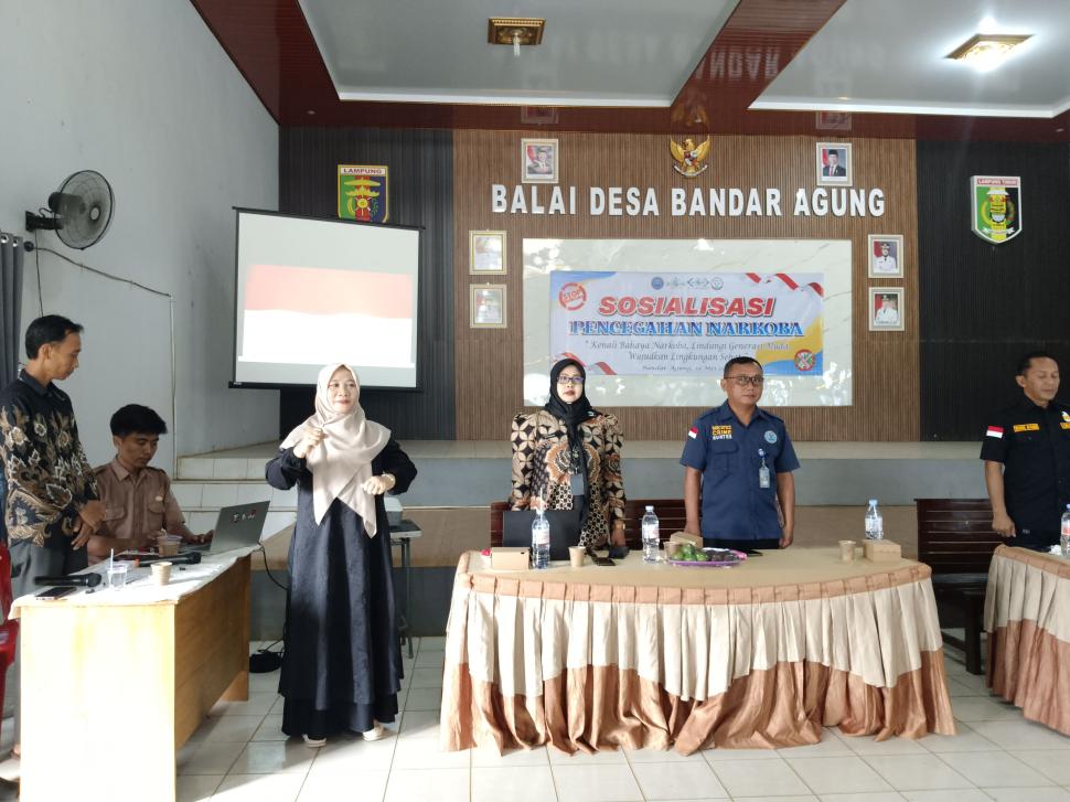 Kenali Bahaya Narkoba, KUA Bandar Sribhawono Dorong Lingkungan Sehat dan Aman
