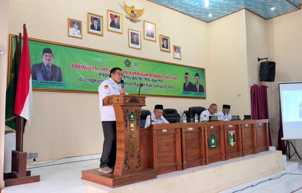 Membumikan Kurikulum Berbasis Cinta, Kemenag Lampung Timur Perkuat Pembelajaran Humanis di Madrasah