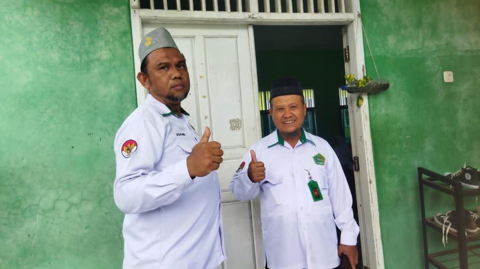 Monitoring Pelaksanaan Ujian Madrasah di MTsN 1 Lampung Timur oleh Pengawas Madrasah