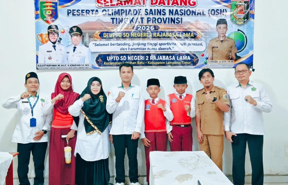 Kasi Penmad Lamtim Beri Motivasi Langsung Peserta OSN-P MIM Taman Cari di Korwil Labuhan Ratu