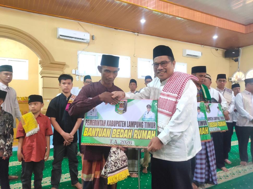 Maknai Hari Kemenangan, Kemenag Lampung Timur Sholat Id Bersama Pemkab Lampung Timur