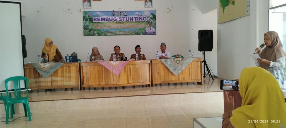 Kepala KUA Braja Selebah Hadiri Rembuk Stunting Lintas Sektor