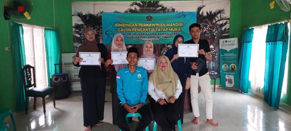 KUA Raman Utara Kembali Gelar Bimbingan Perkawinan Mandiri bagi calon pengantin