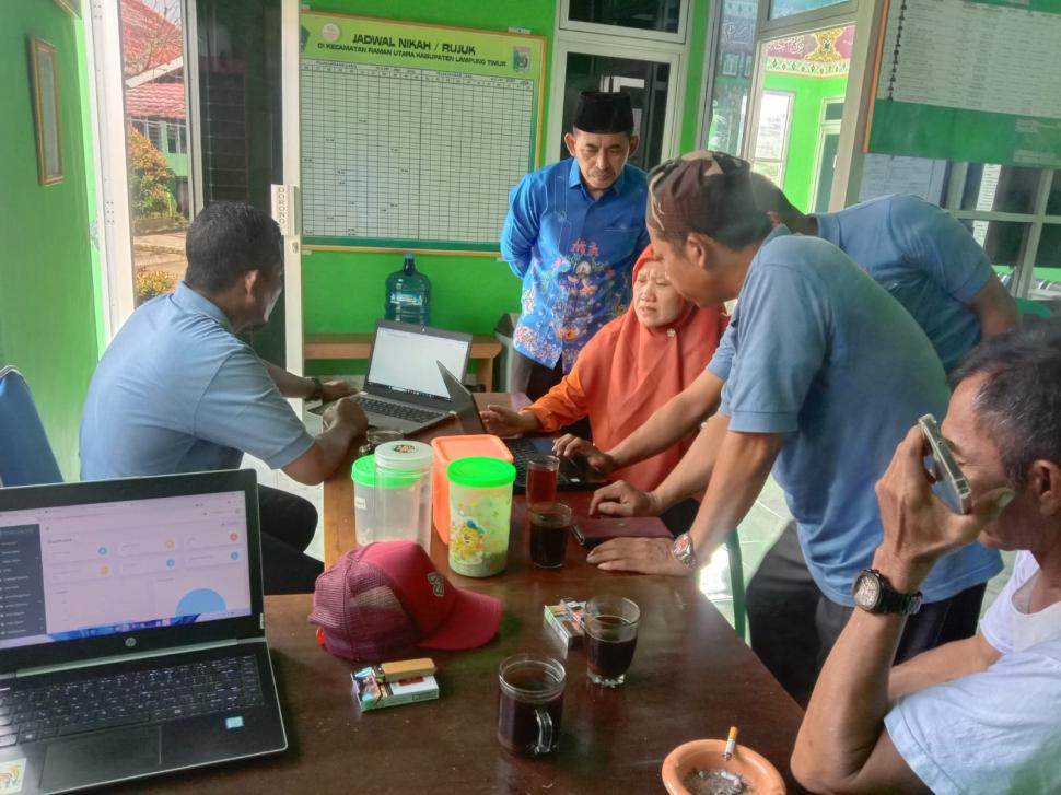 Operator Simpenais KUA Raman Utara Akselerasikan Izin Majelis Taklim