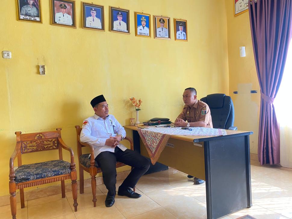 Kepala KUA Mataram Baru Lakukan Audiensi Perdana dengan Camat Mataram Baru