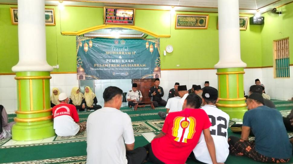 Pokjaluh Lampung Timur Isi Sesi Perdana Pesantren Muharram 1448 H di Rutan Sukadana