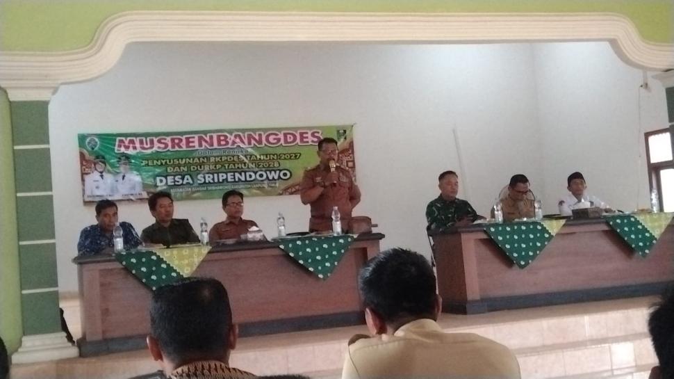 “Langkah Bersama Membangun Sripendowo, Penyuluh Agama Hadiri Musrenbangdes”